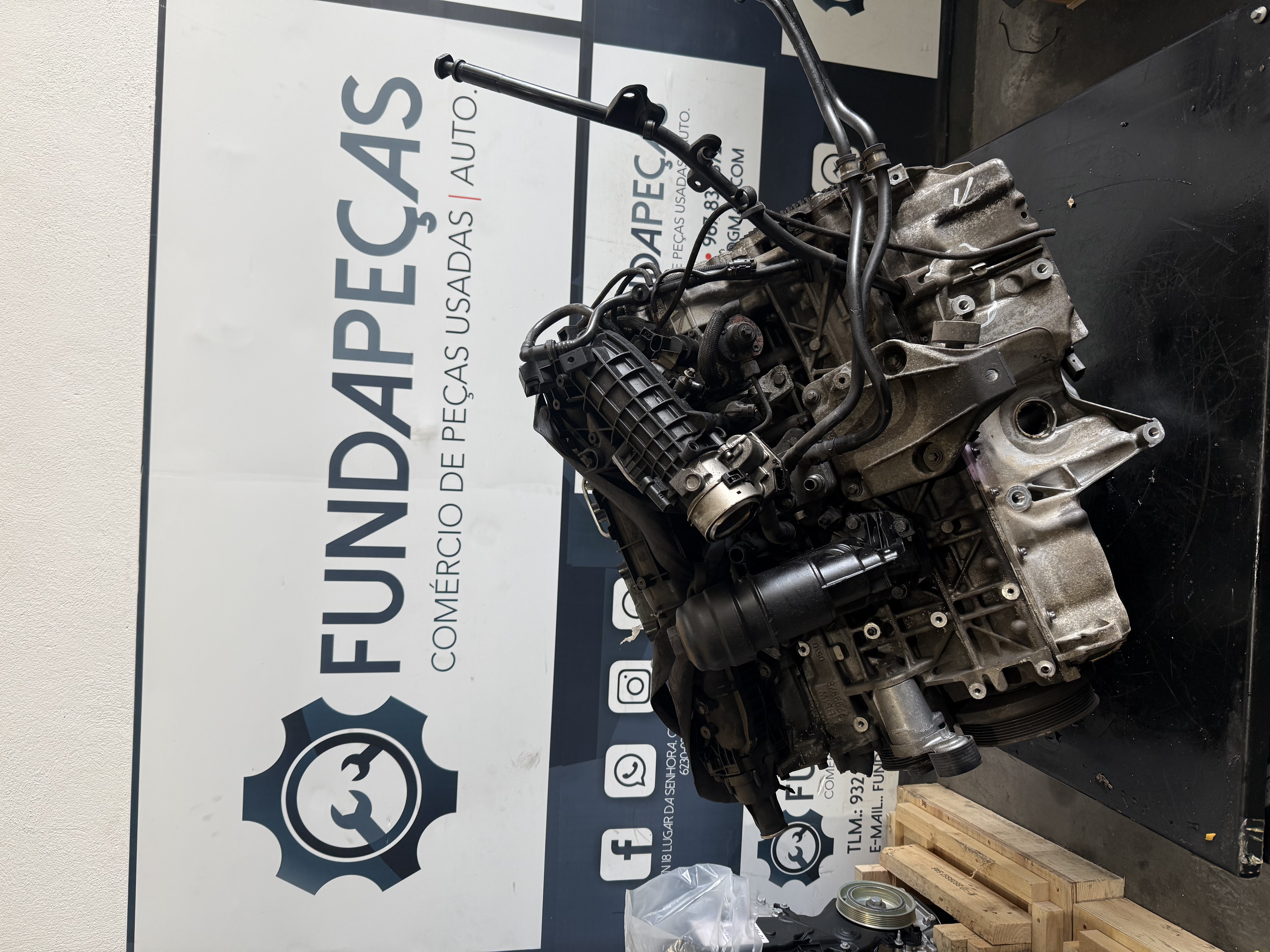 N57D30A SINGLE TURBO 1a geração carter partido 